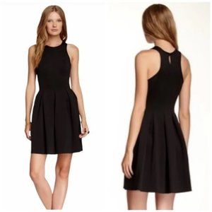 Jill Stuart • Fit & Flare Pleated Little Black Dress
